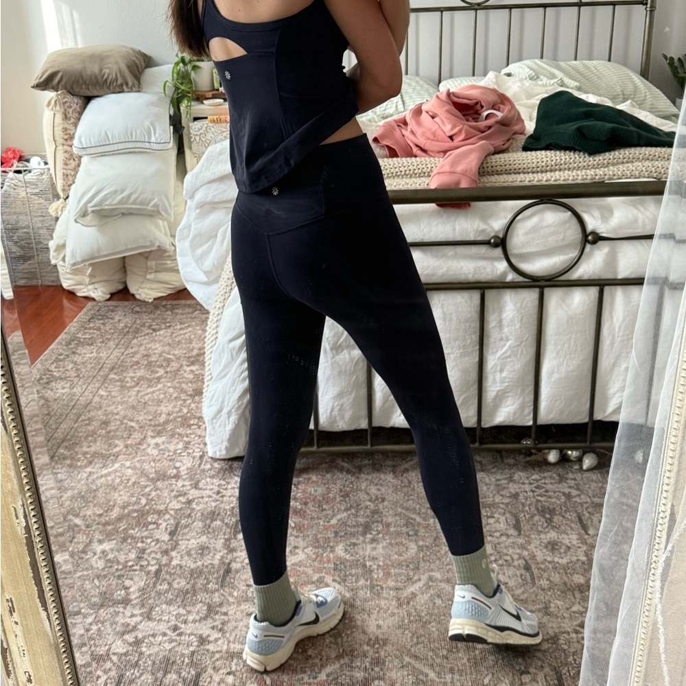 Women's Navy Leggings matching tank top posted in listings